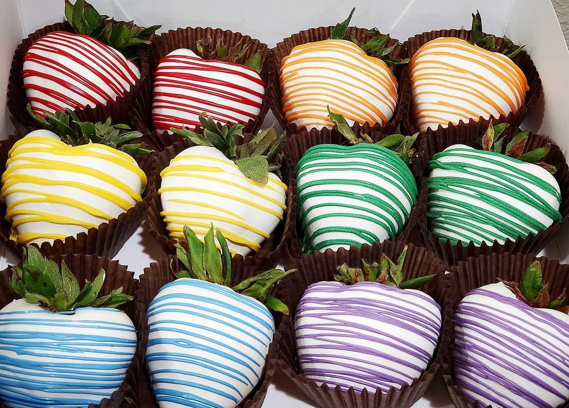 Pop of Color Strawberries