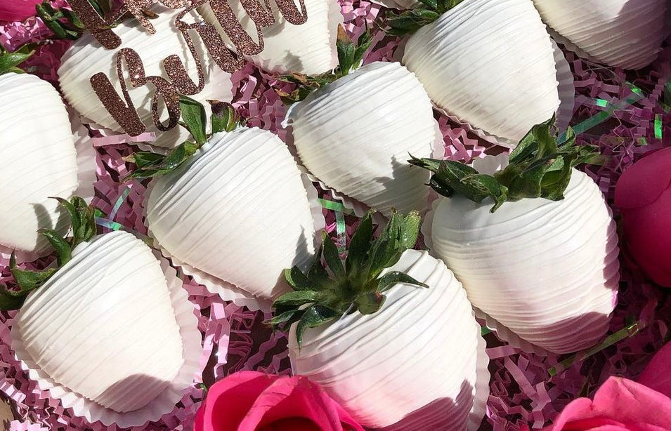 White Chocolate Strawberries