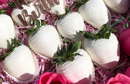 White Chocolate Strawberries